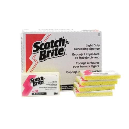 Scotch® Brite® Light Duty Scrub Sponge 63 6.1 In x 3.6 In x 0.7 In