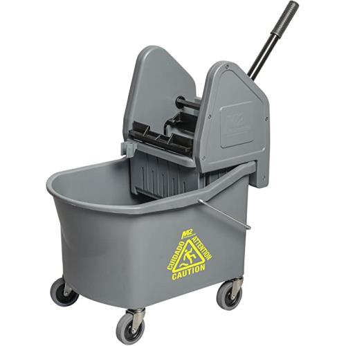 Vileda - 134721 - Bucket, Downpress Wringer Combo, 26-32QT, FHP, Grey, 1 Each